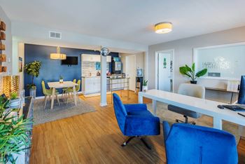 Clubhouse interior at Lofts of Wilmington, North Carolina, 28405